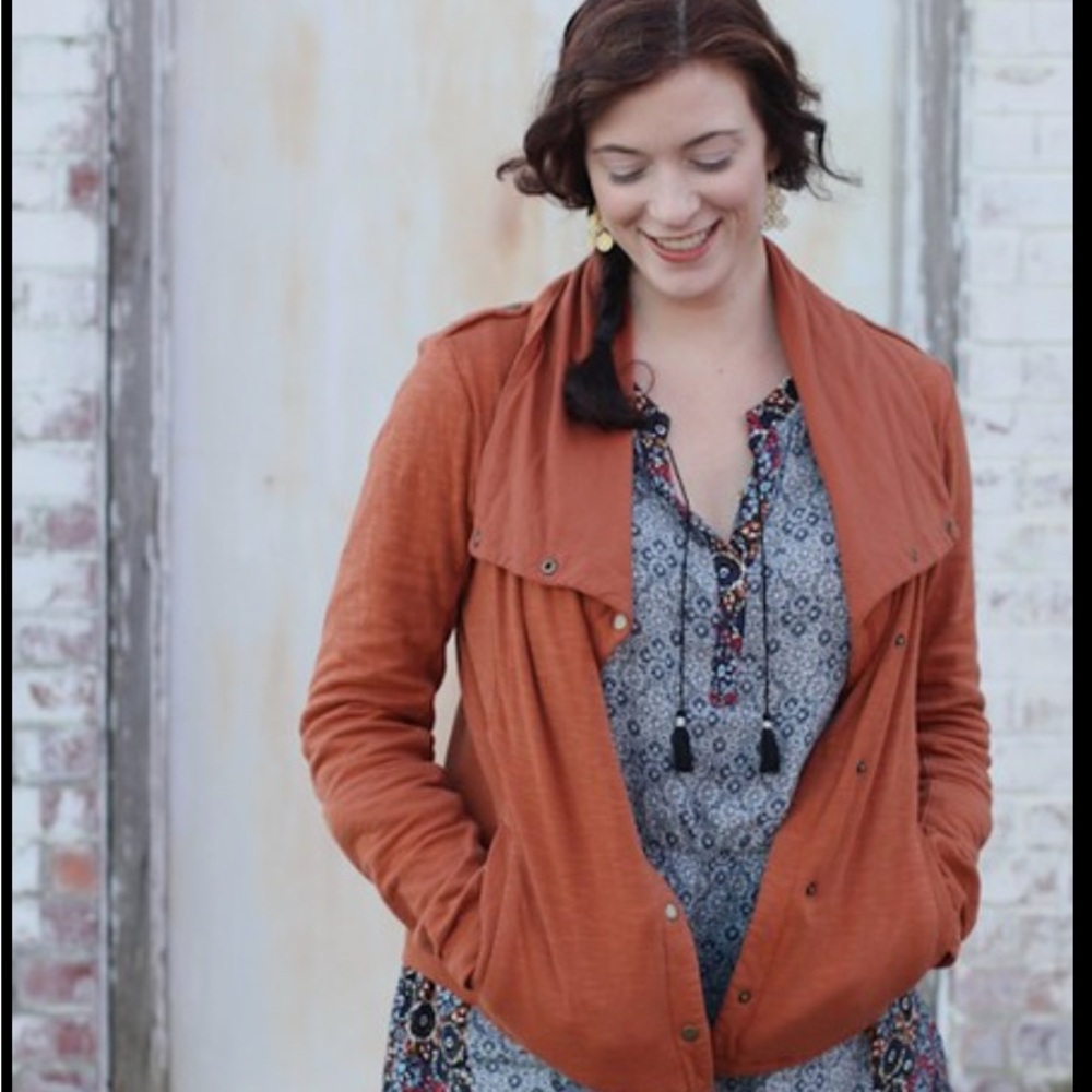 Rust Utility Jacket for Women